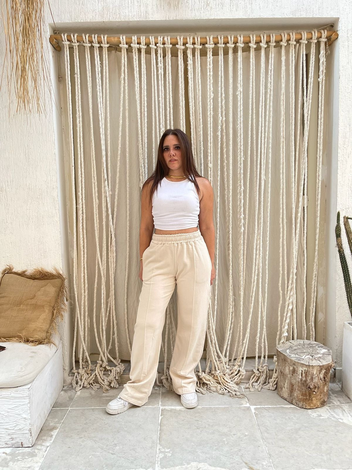 Summer straight wide leg sweatpants