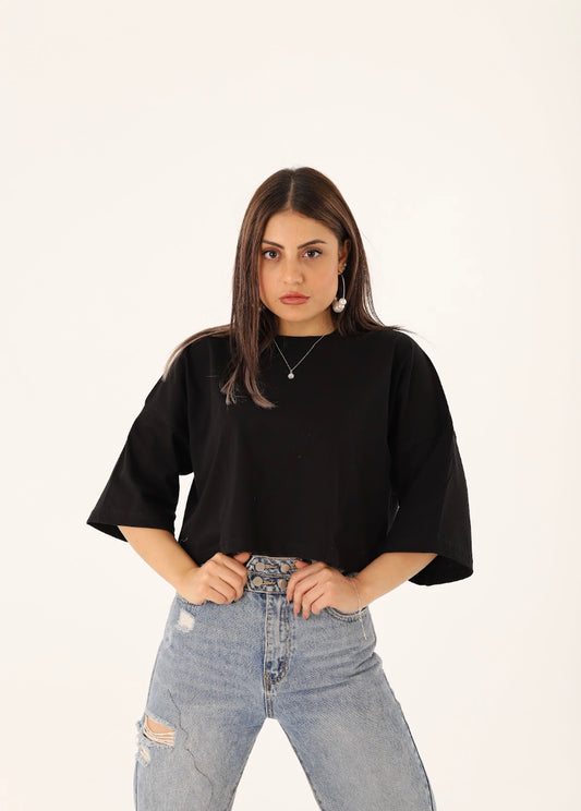 Oversized cropped tshirt